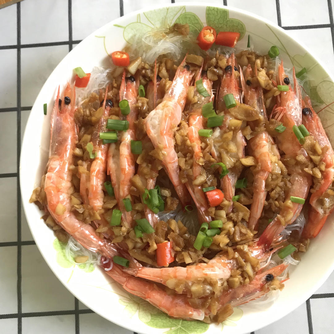 蒜蓉粉丝蒸虾