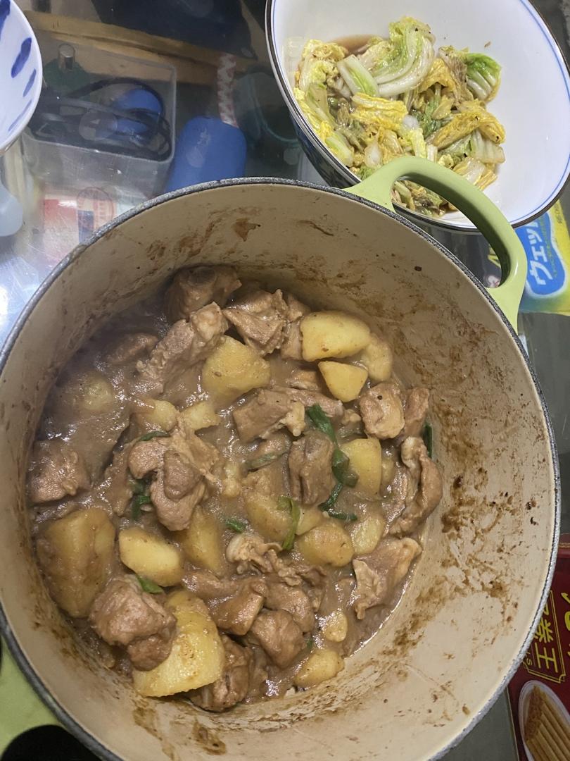 土豆炖排骨