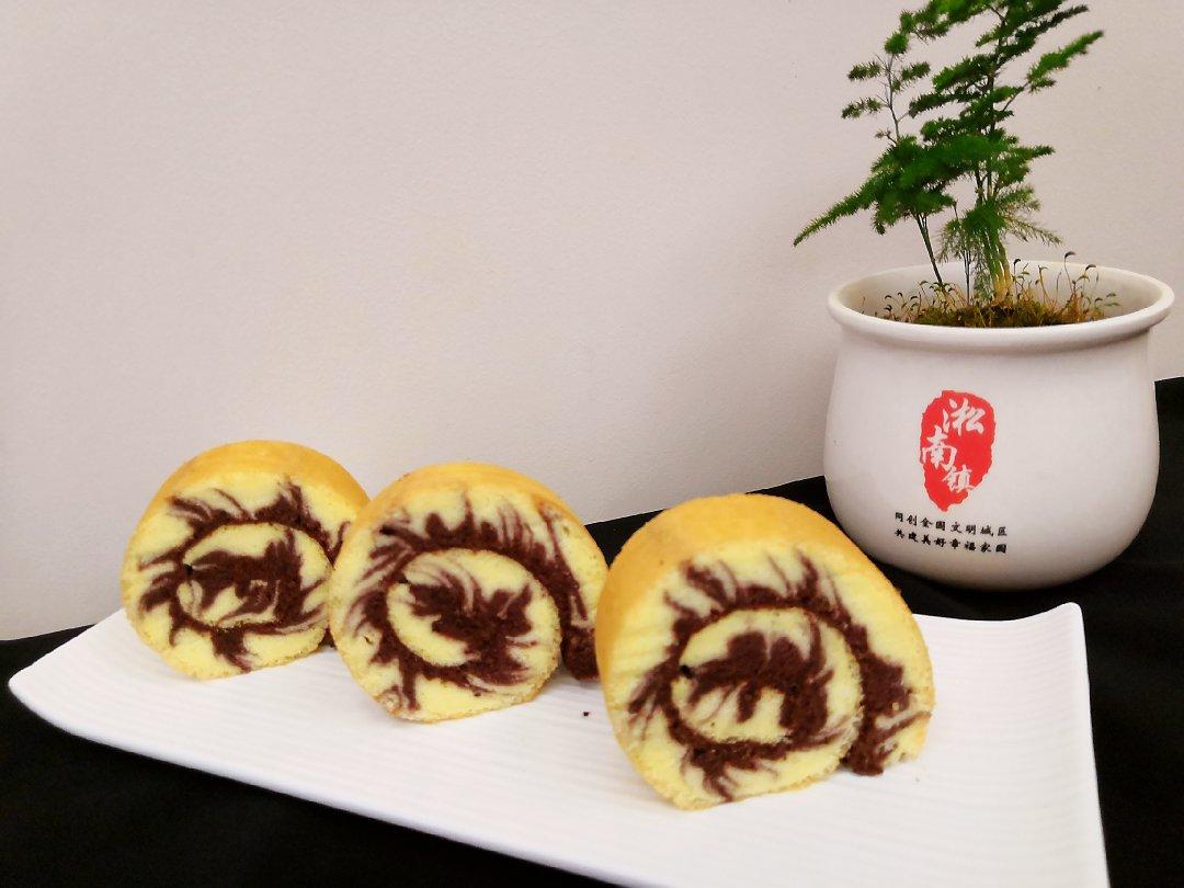 可可旋风蛋糕卷（视频）