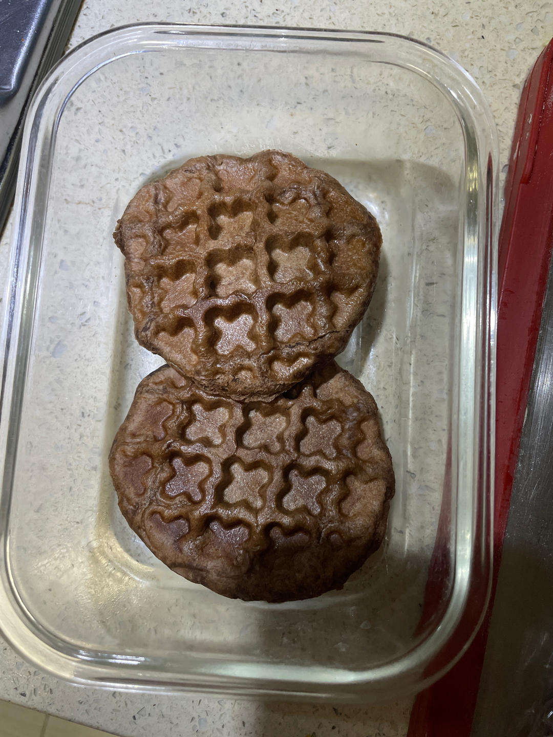 双重可可巧克力华夫饼（发酵版）