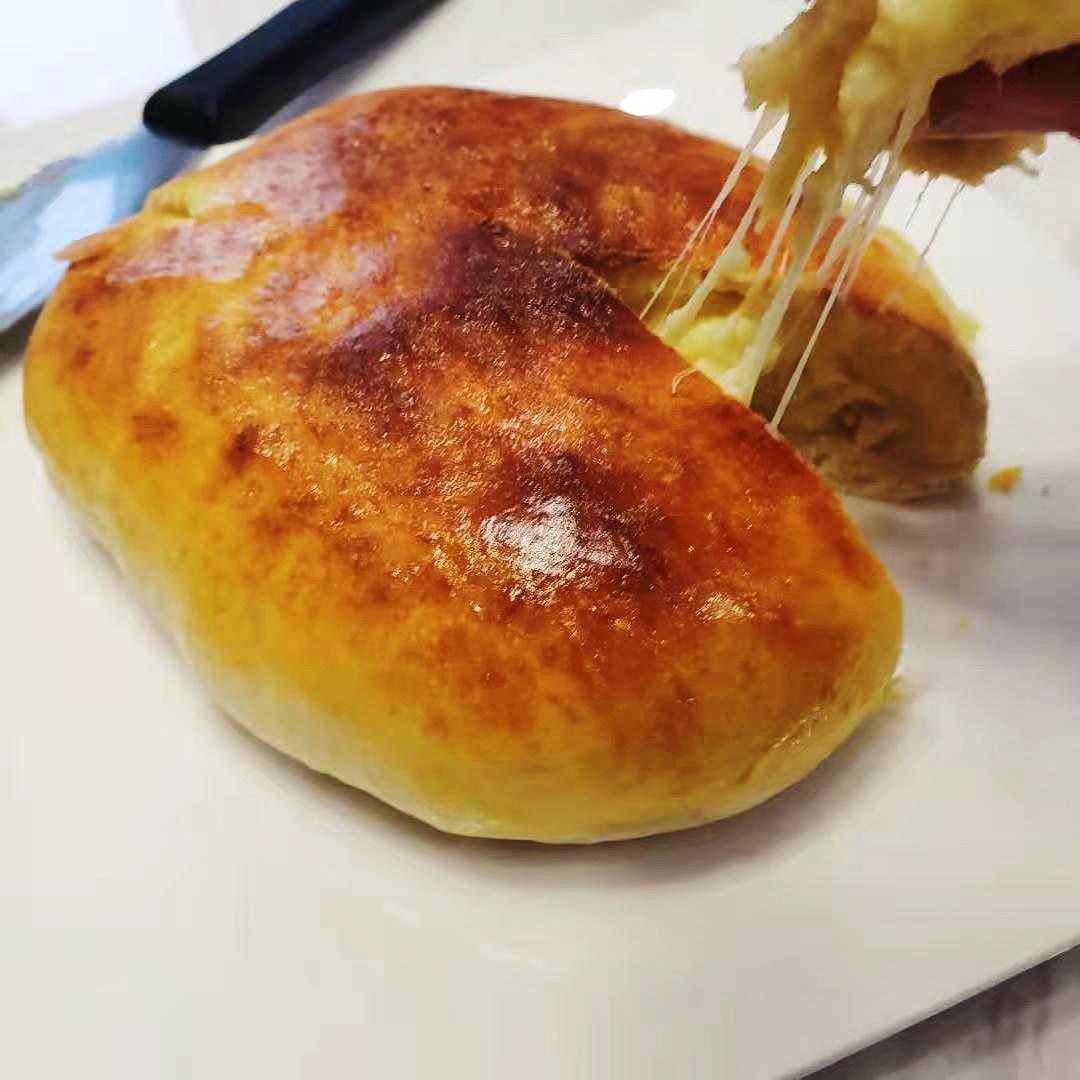榴莲芝士饼🌝超治愈