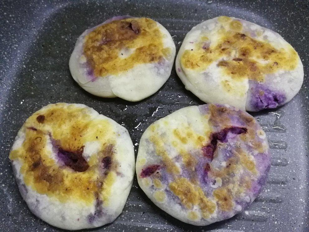 分层紫薯饼
