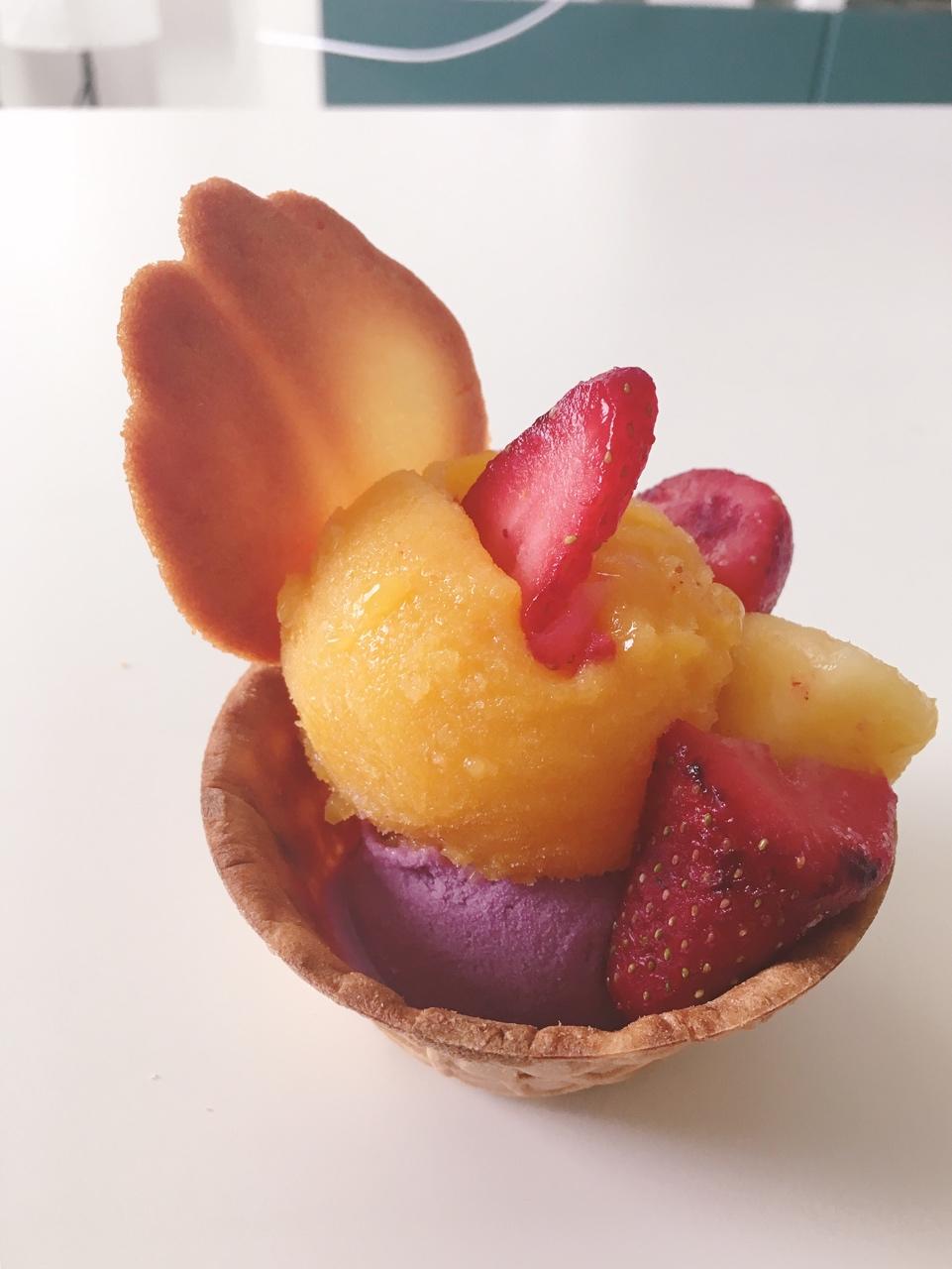 蜂蜜紫薯冰淇淋