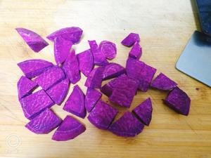 减脂——紫薯全麦馒头的做法 步骤1