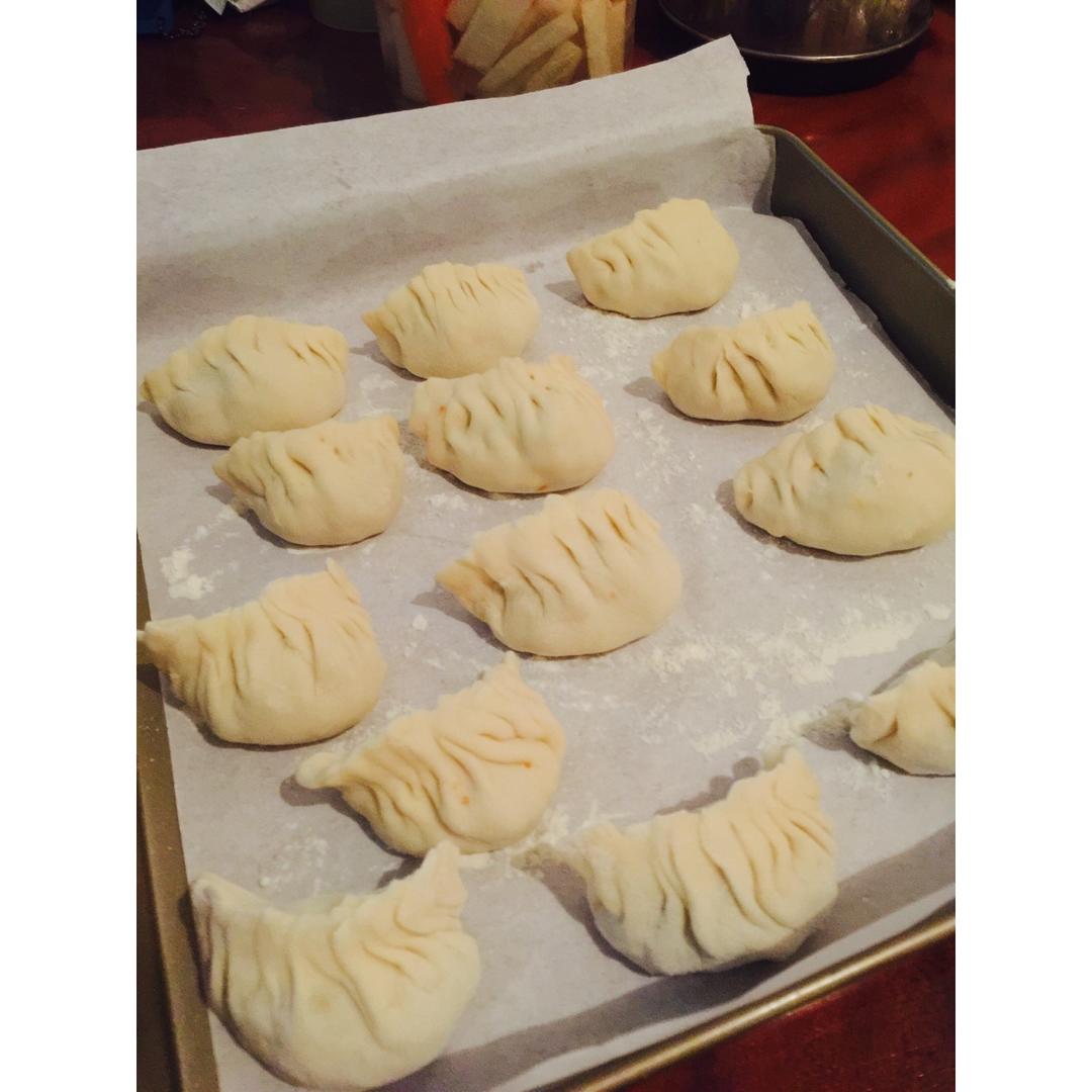 大肚饺子包法