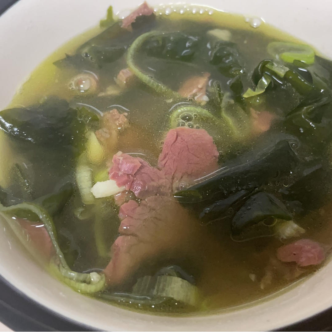 十分钟搞定海带牛肉汤