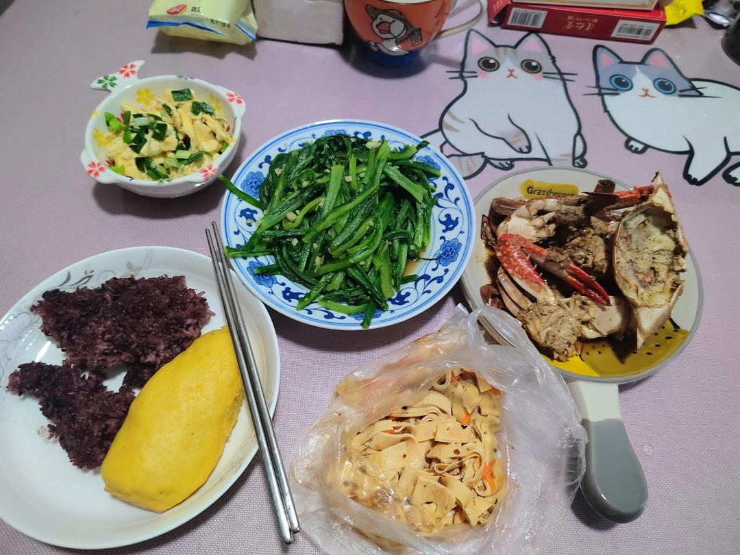 清炒油麦菜
