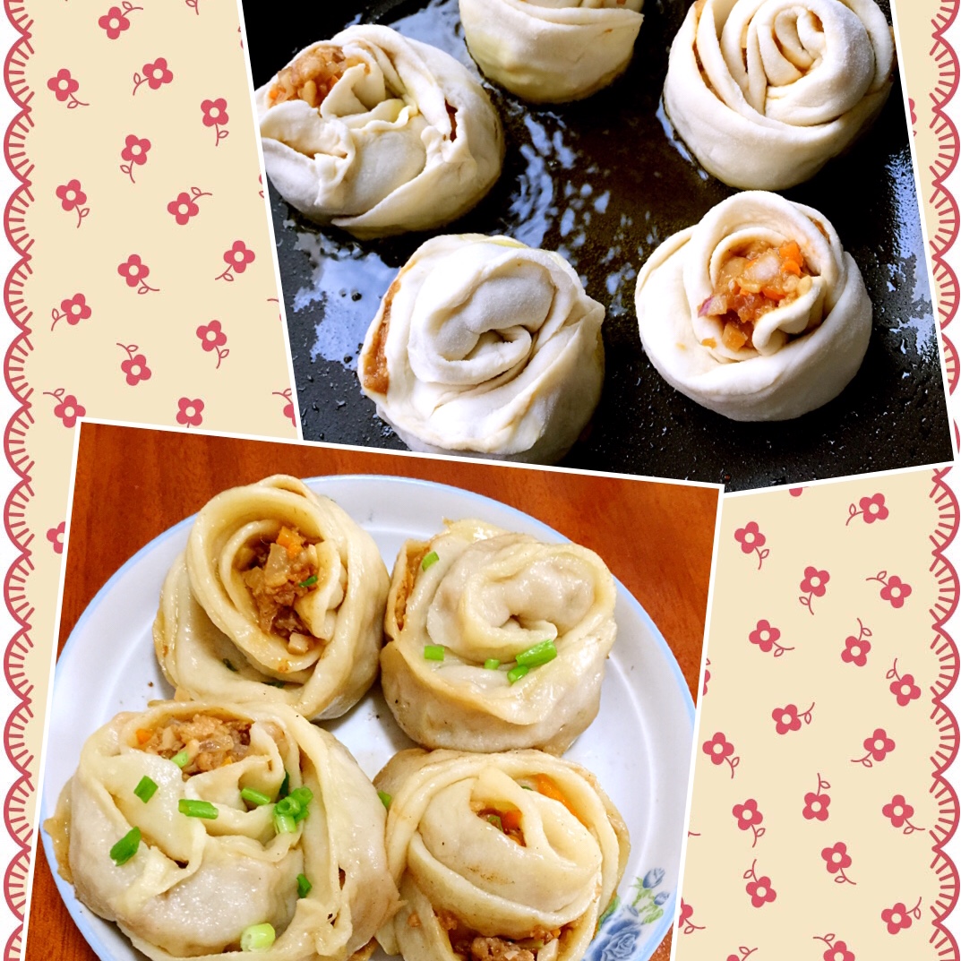 玫瑰花饺子