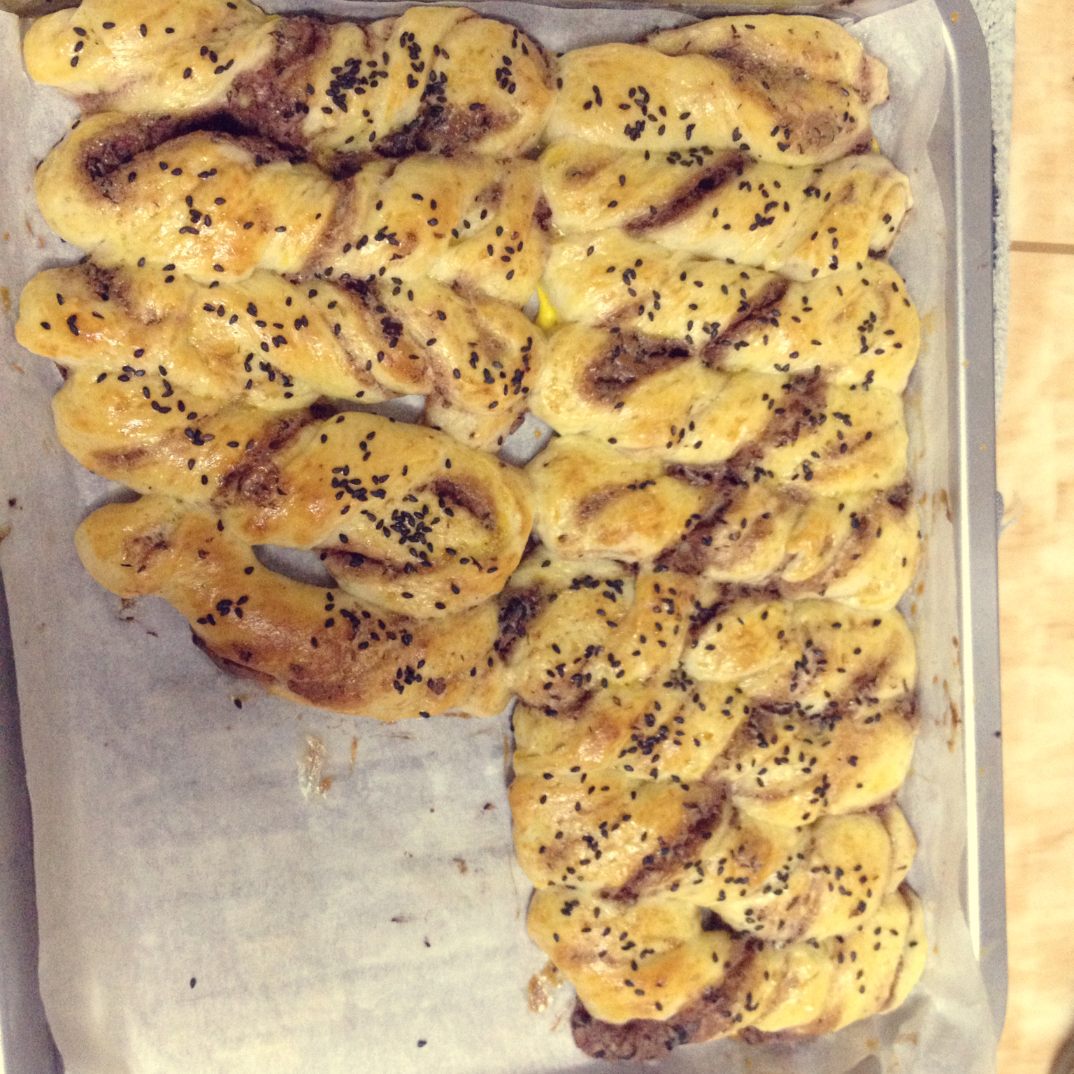 零基础造型-椰蓉小排包 #皮黑森林#