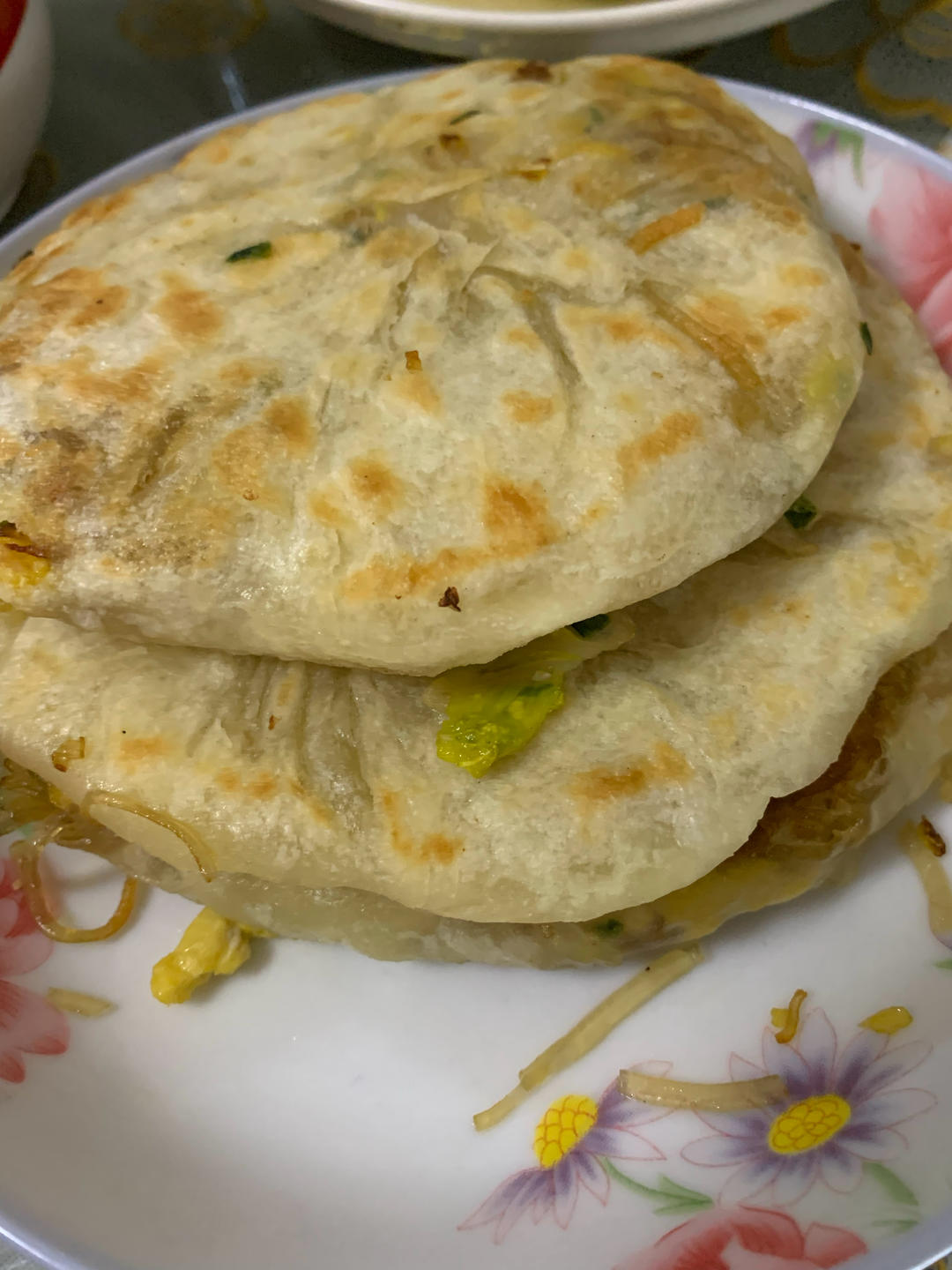 粉丝娃娃菜馅饼的做法