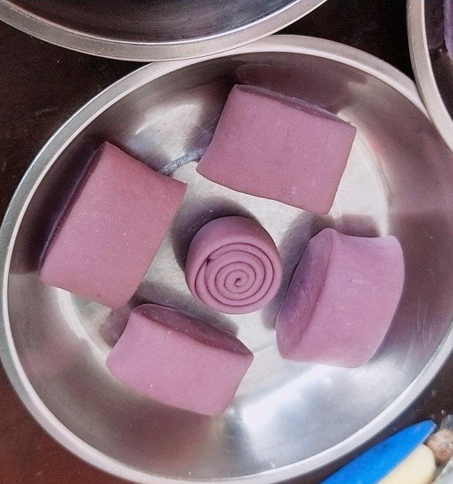 非常简单的健康养胃杂粮馒头(紫薯 南瓜 黑米)