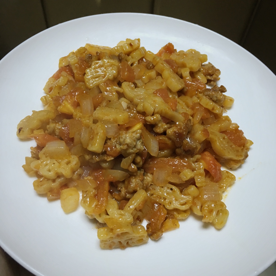 番茄肉酱意大利面