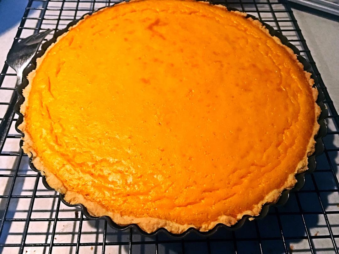 秋季时令小甜品——奶香南瓜派