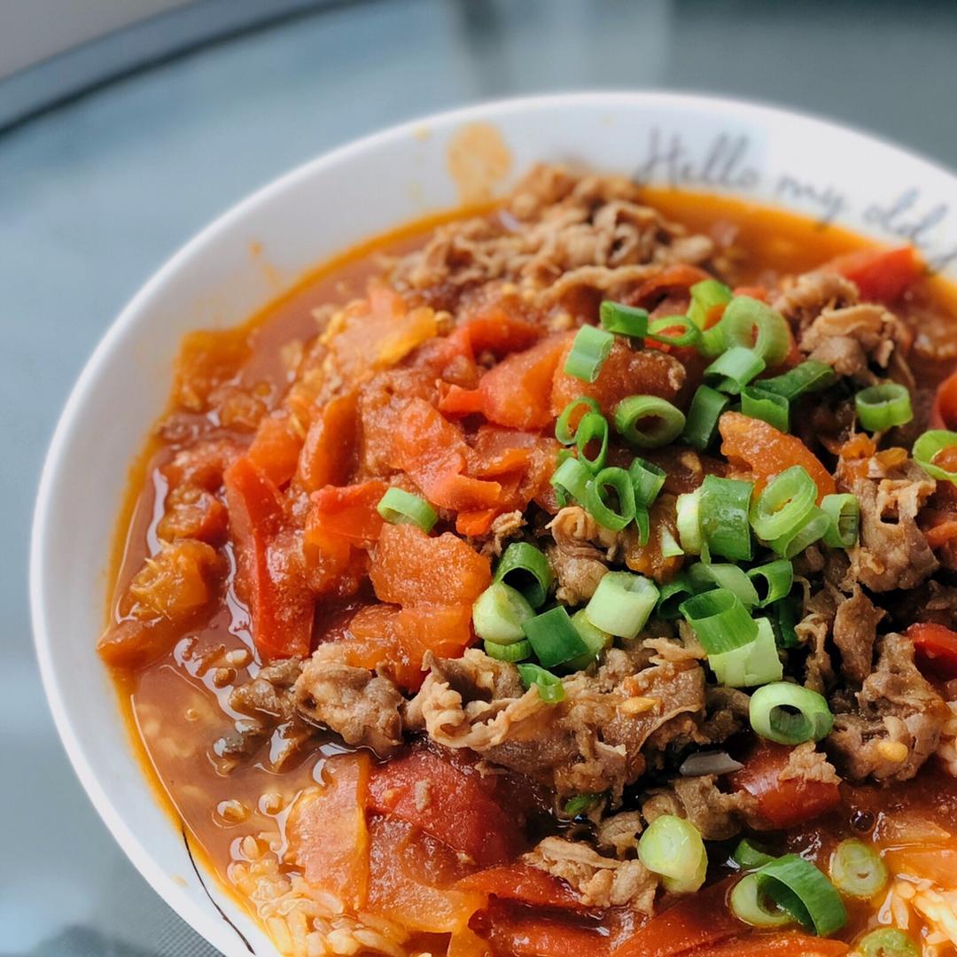 番茄肥牛饭
