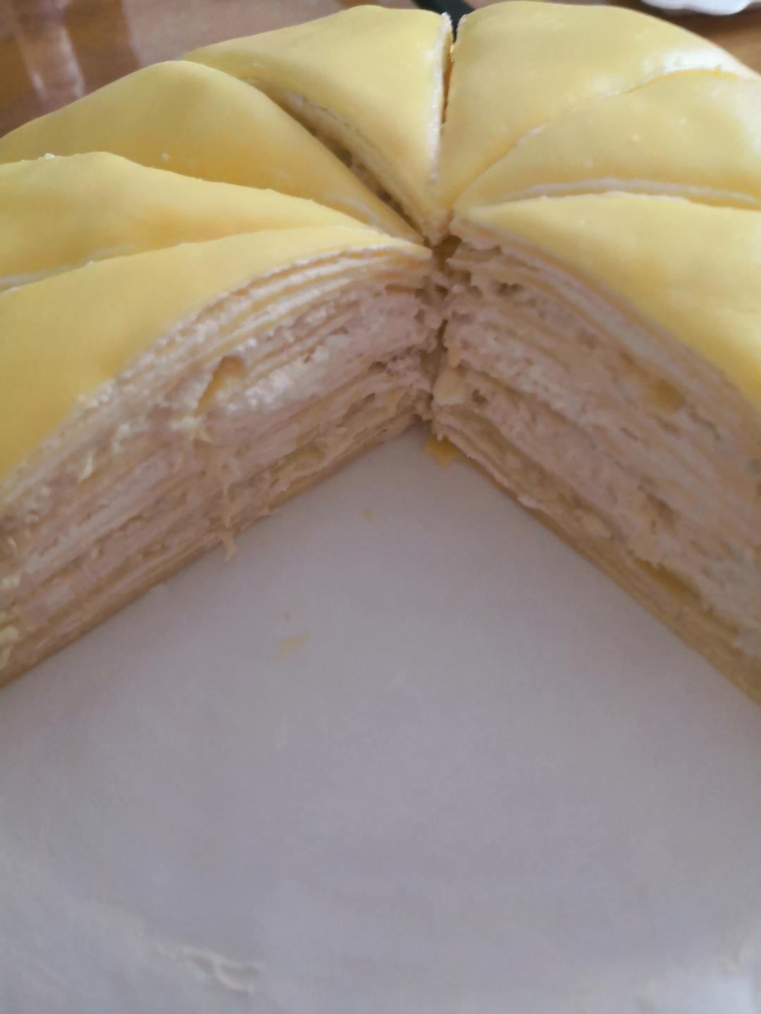 榴莲千层（超软糯蛋皮配方٩( ᐛ )و