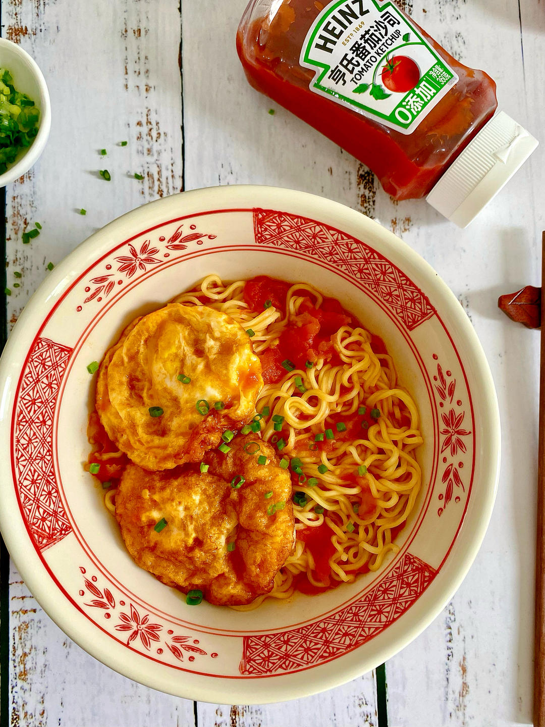 一口开胃！酸爽浓郁的番茄鸡蛋焖面🍅