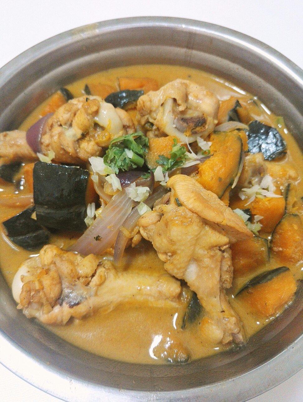 天地之间1983做的南瓜炖鸡