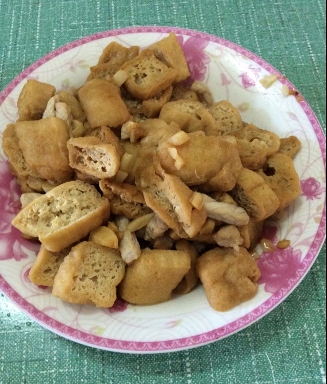 肉末油豆腐