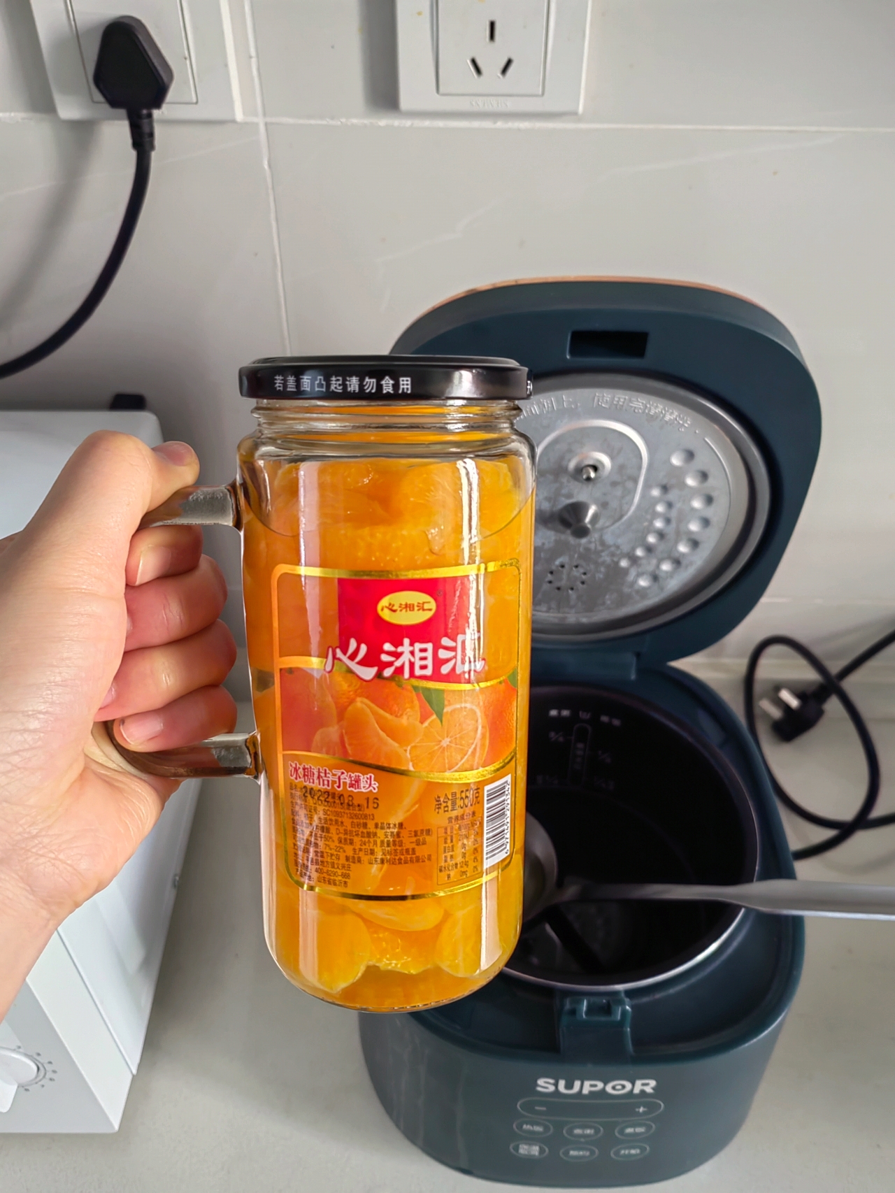 自制冰糖橘子罐头