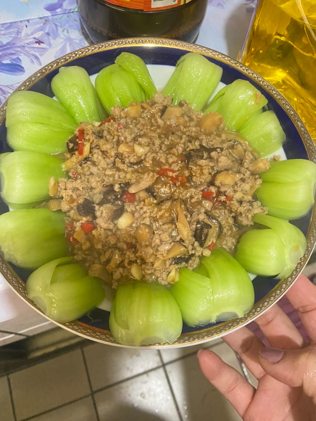 蚝油香菇青菜