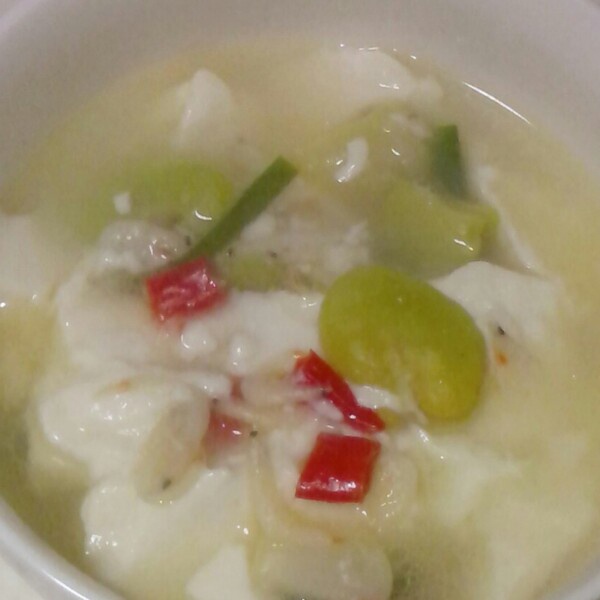 虾米海带豆腐汤