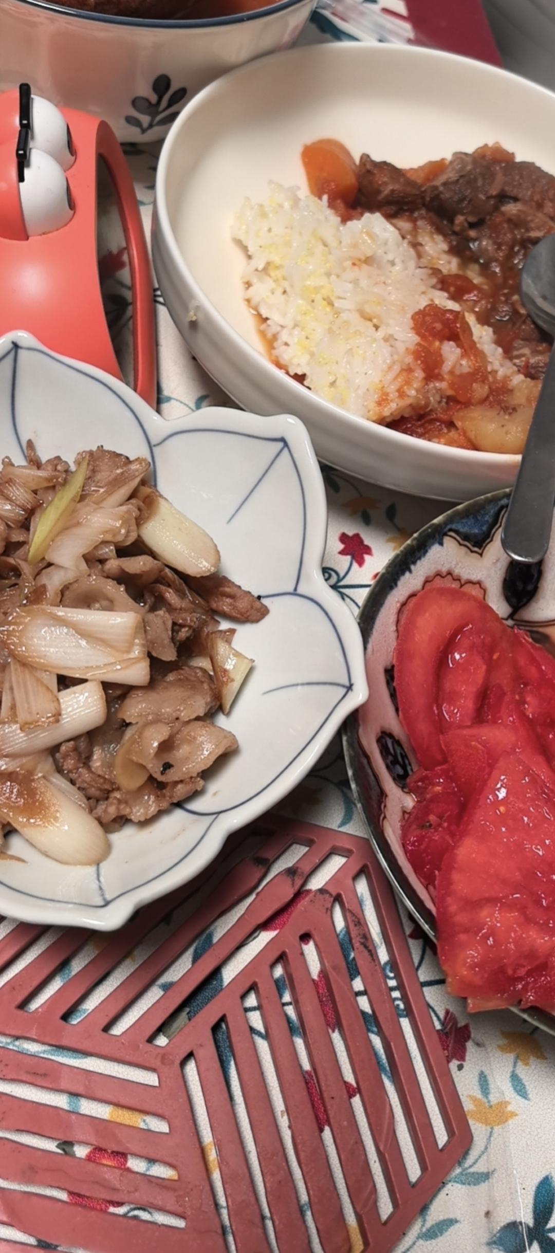 东北大葱爆五花肉（梅头肉）