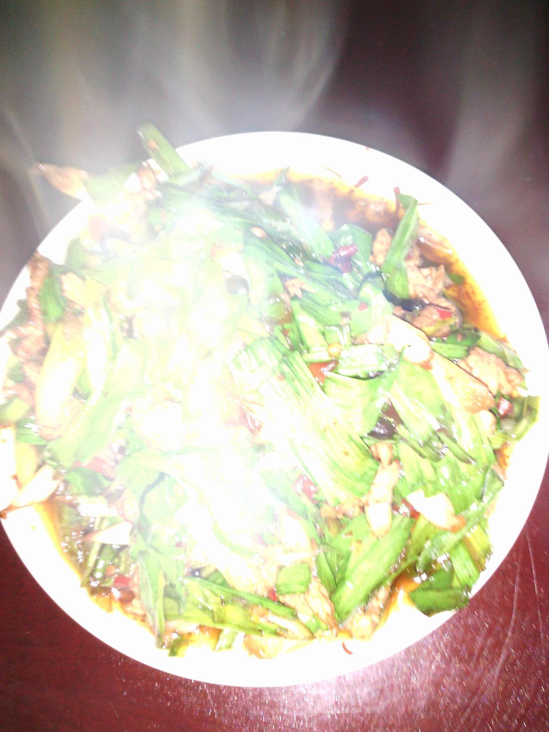 懒人版蒜苗炒肉