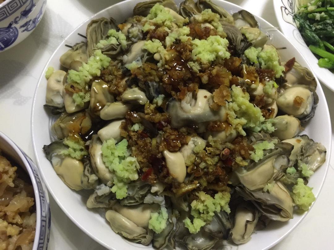 蒜蓉粉丝蒸蚝仔牡蛎肉