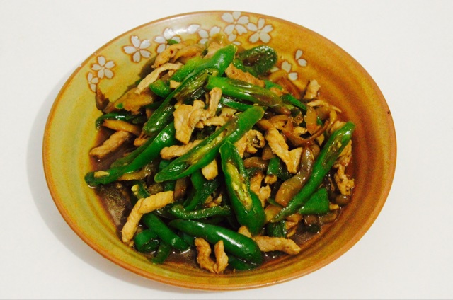 青椒炒肉丝