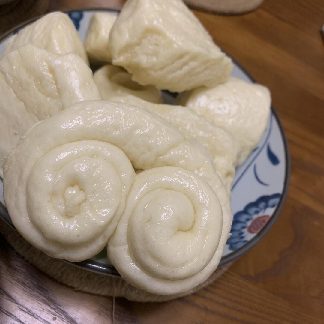 绵软牛奶馒头