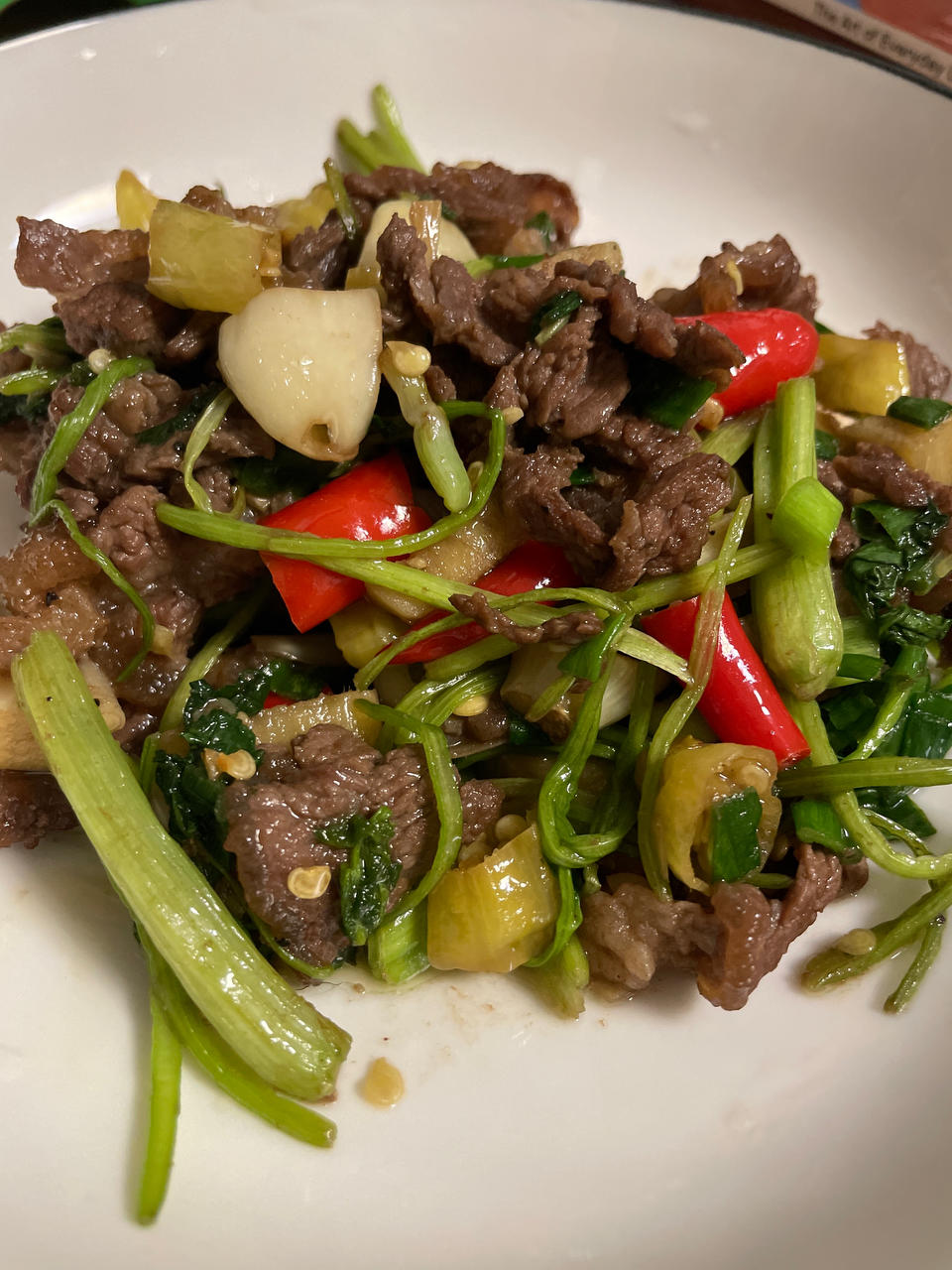 小炒黄牛肉，肉嫩味香！太好吃了简直是米饭杀手！