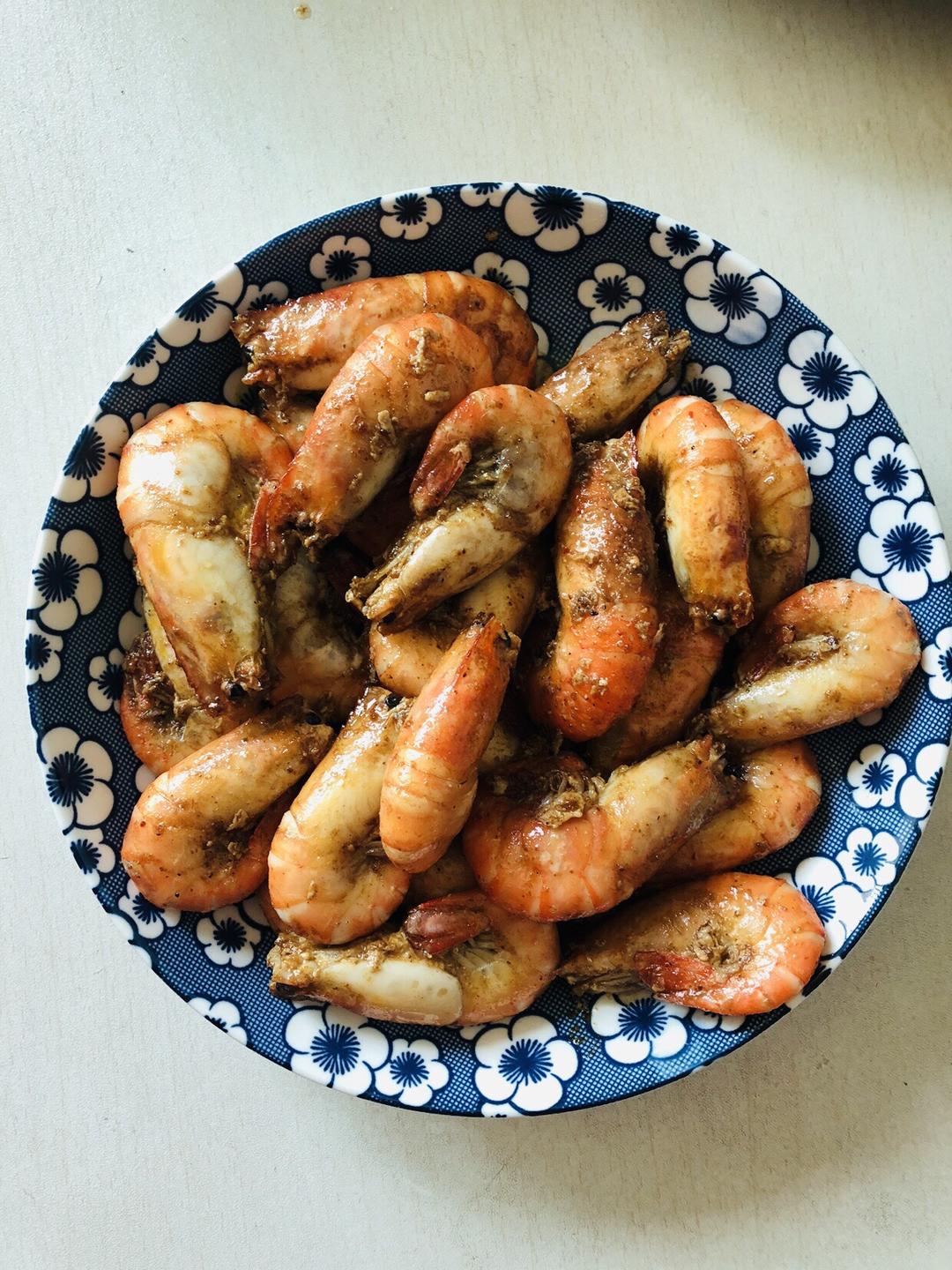 沙茶酱大头虾的做法