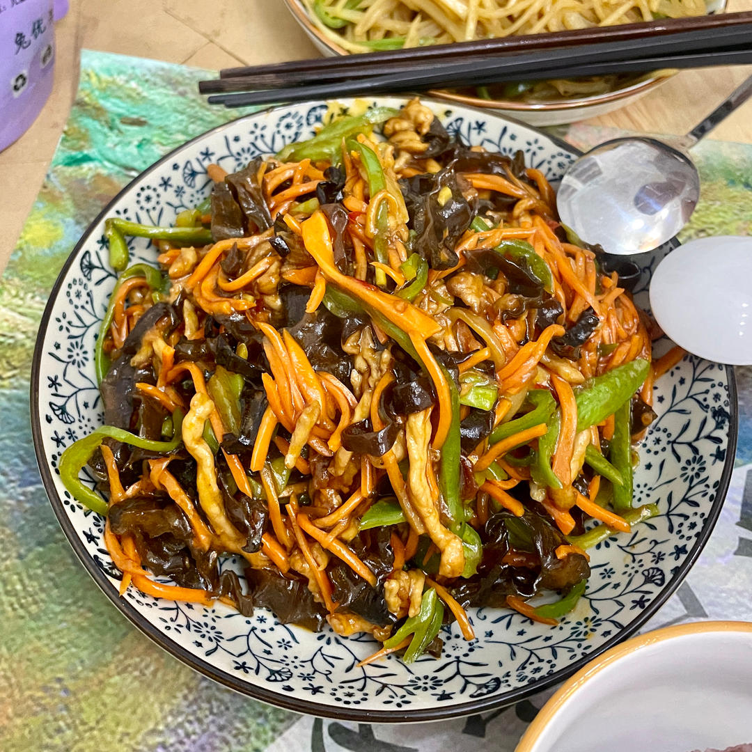 超级下饭鱼香肉丝（不辣版）