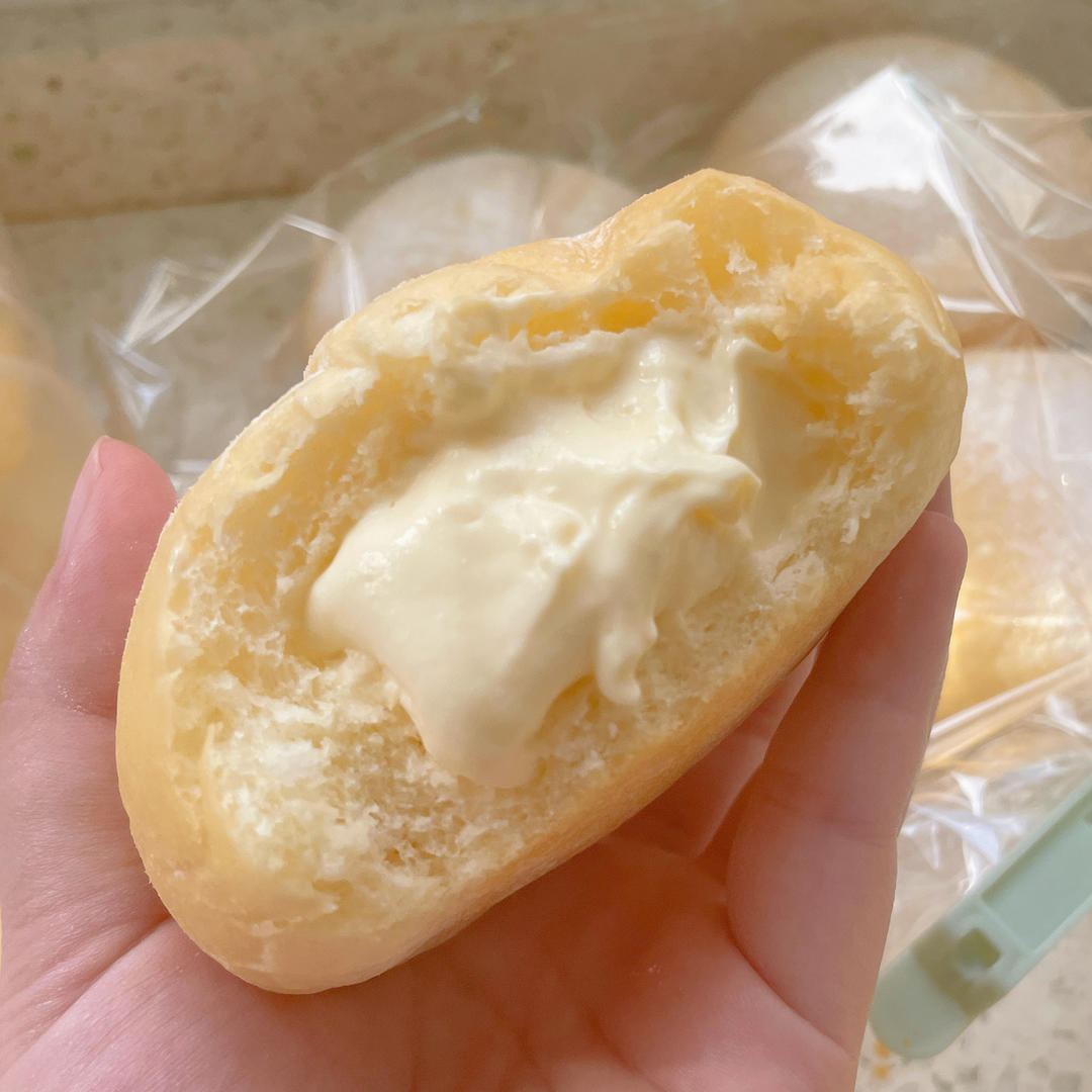 冷藏四天还非常柔软的面包胚！！冰面包