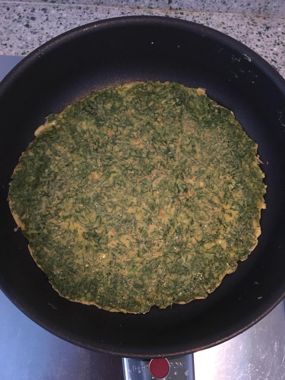 茴香鸡蛋饼