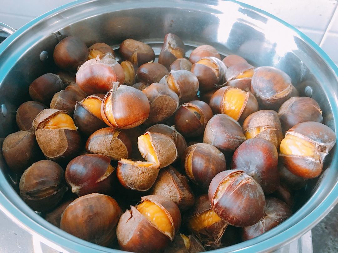 蒸板栗