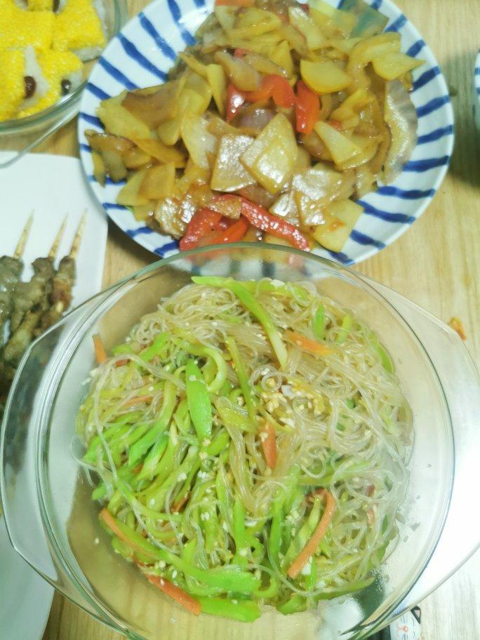 莴笋拌粉丝