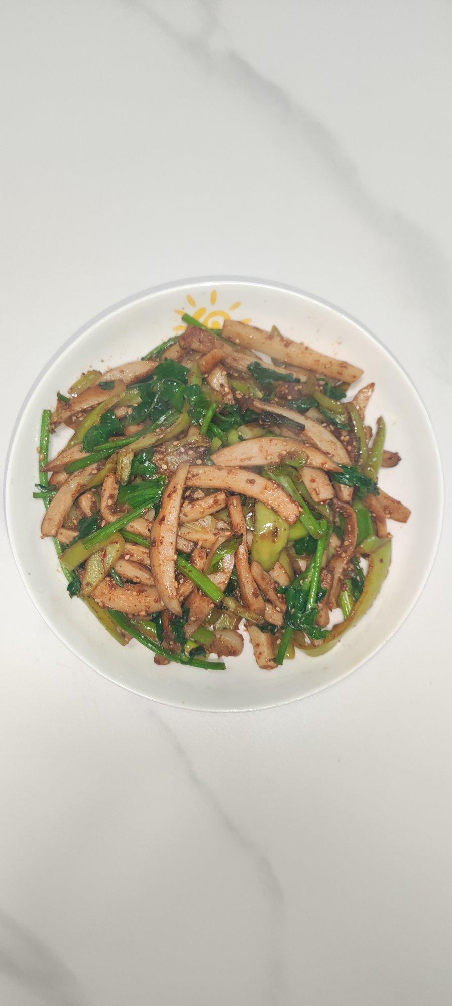 香辣有嚼劲❗️超下饭的干煸杏鲍菇