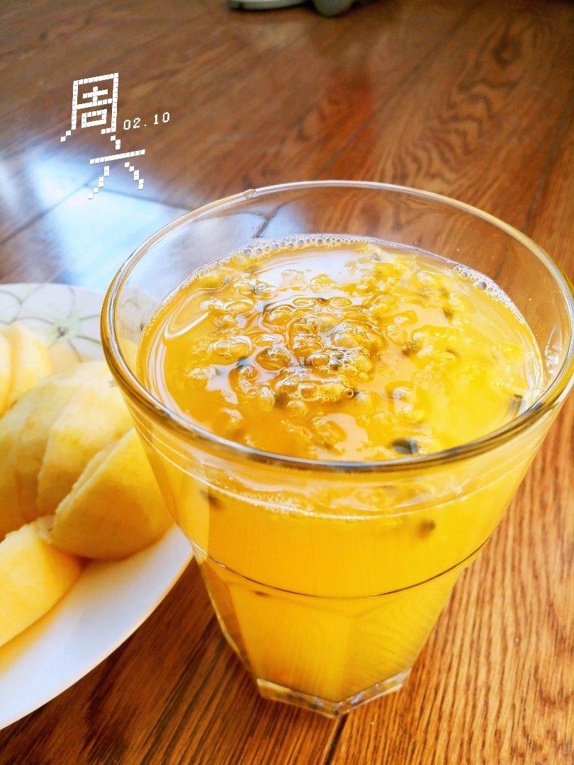 小米粥-18做的百香果果汁
