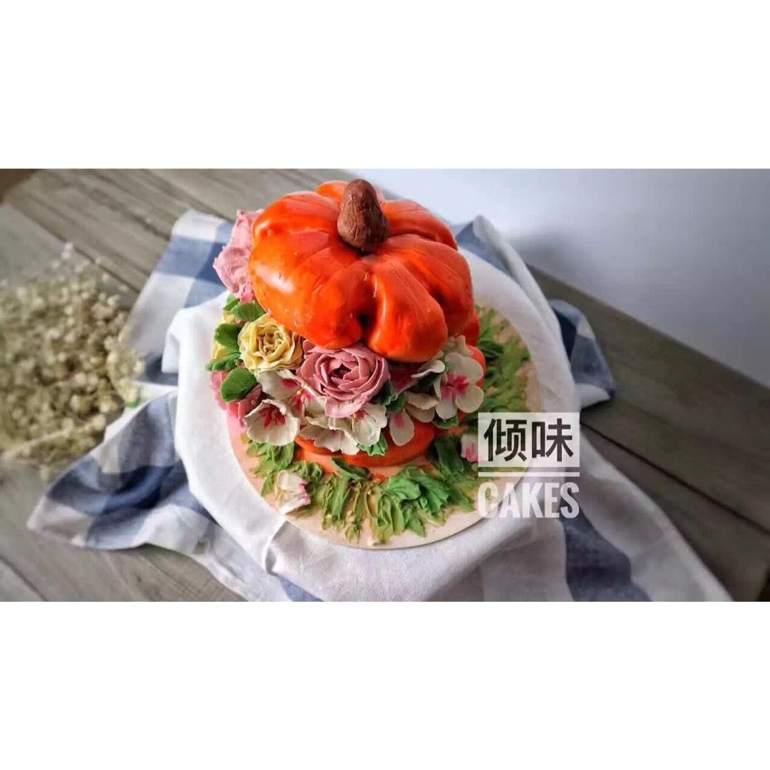 韩式豆沙裱花蛋糕