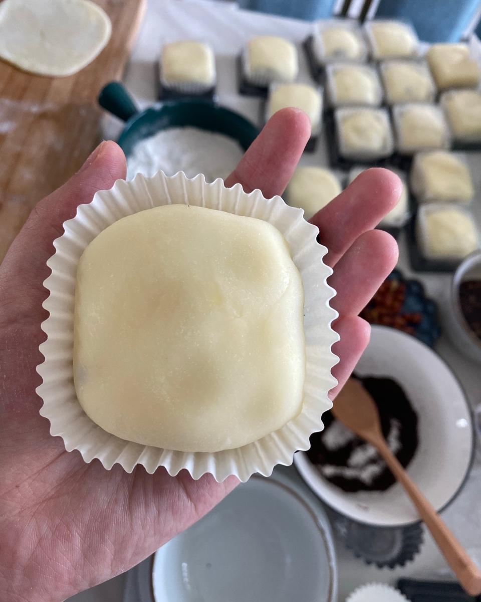 雪媚娘如何擀皮更轻松（配小视频）