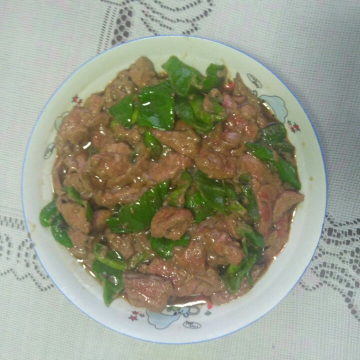 青椒炒猪肝