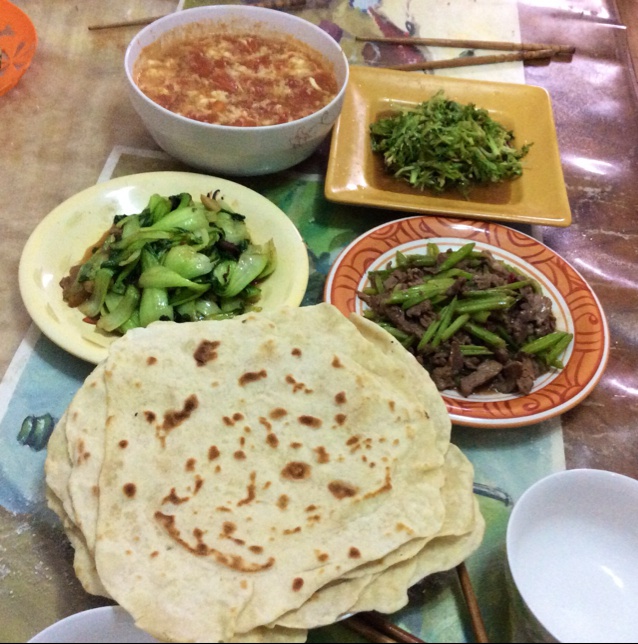 五彩素春饼