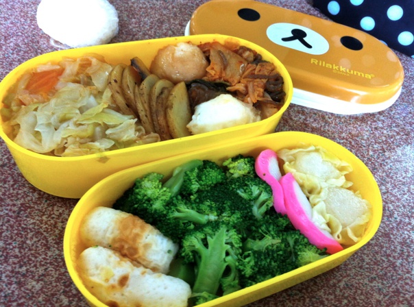 来个谱放午餐盒