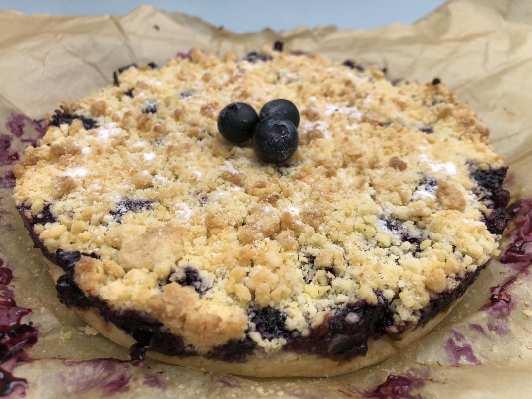 蓝莓酥粒小方块Blueberry Crumber Bars