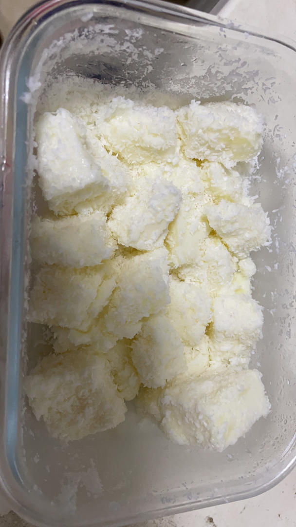 超简单！巨好吃！椰蓉牛奶小方（无需奶油炼乳）一次成功
