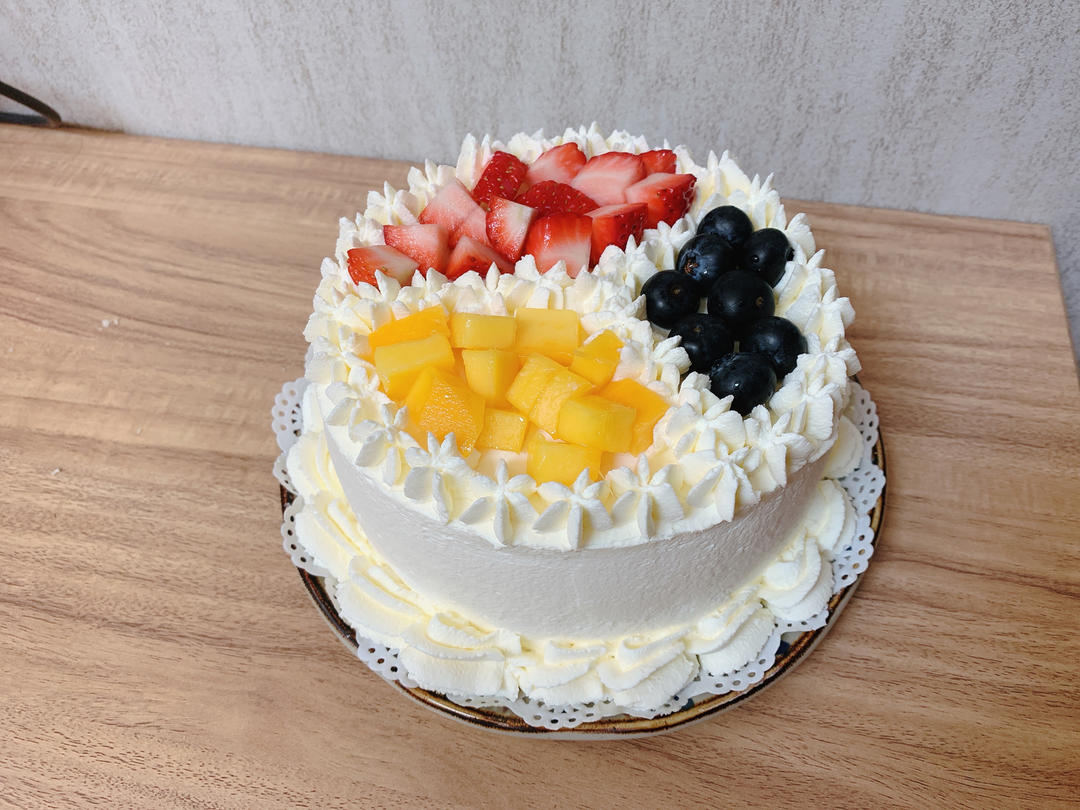 基础戚风（好记、适合奶油抹面、裱花的蛋糕体）