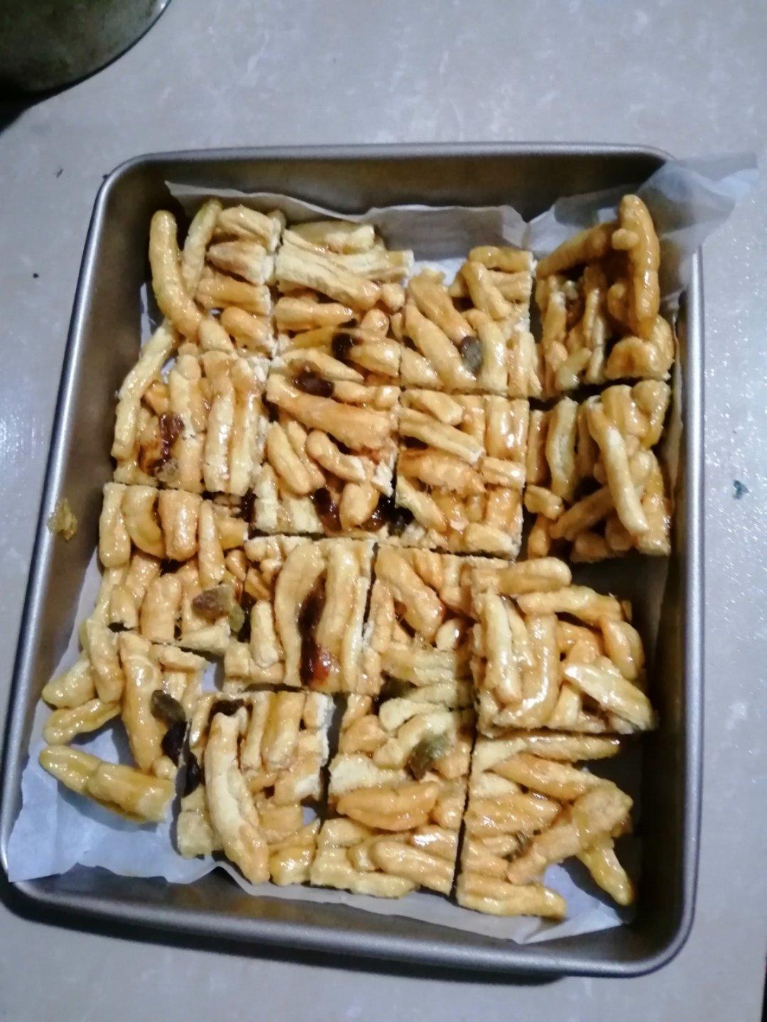 松软的鸡蛋沙琪玛