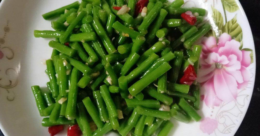 小时候的味道—凉拌蒜蓉豆角