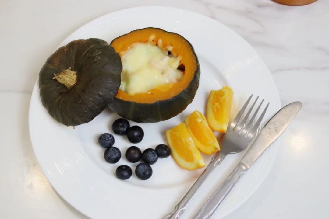 三色藜麦贝贝南瓜饭